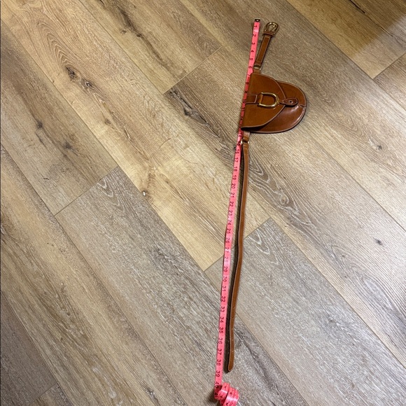 Vintage Equestrian Brown Leather Saddle Bag - Picture 6 of 8